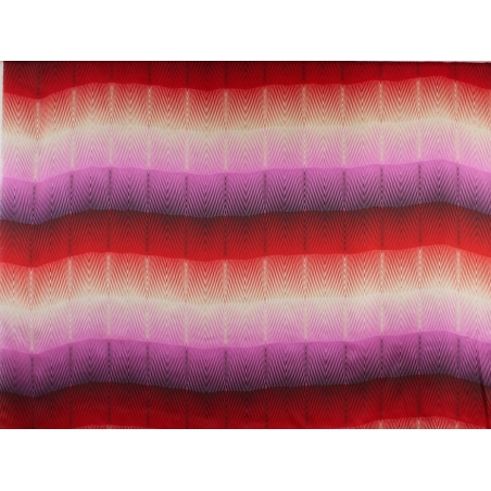 Seidenstoff signiert - Gradient - Zwei Farben!