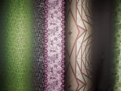 Audums Zīda Ar Parakstu - Gradiens & Raksti - 2 Krāsas!