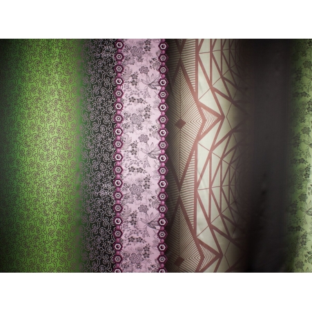 Silkkikangas Allekirjoitettu - Gradientti & Kuviot - 2 Väriä!