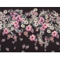 Tissu en soie signé D&G - fleurs - Rapport !