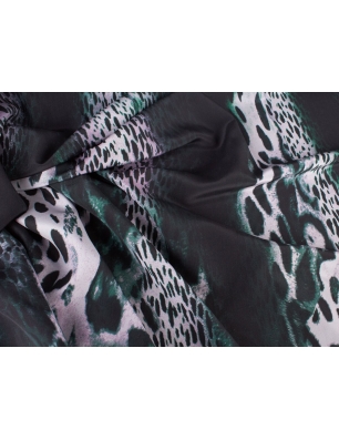 Seda Assinada - Pantera Verde estilo Cavalli