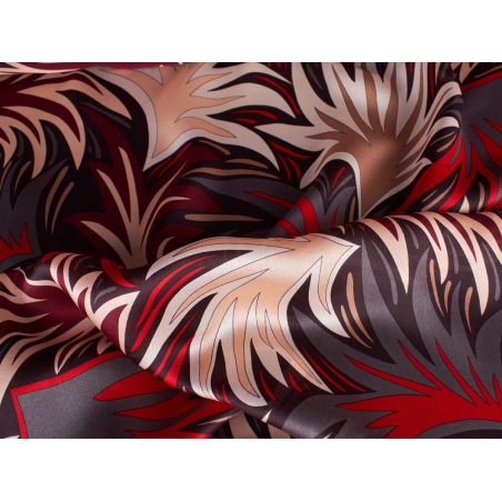 Silkki kangas, jossa on lehtikuosi II.