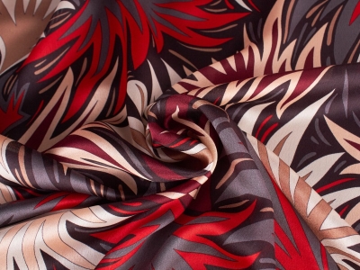 Шовк з узором листя II.