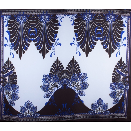 Tela de Seda Firmada - Hojas - ¡Informe!