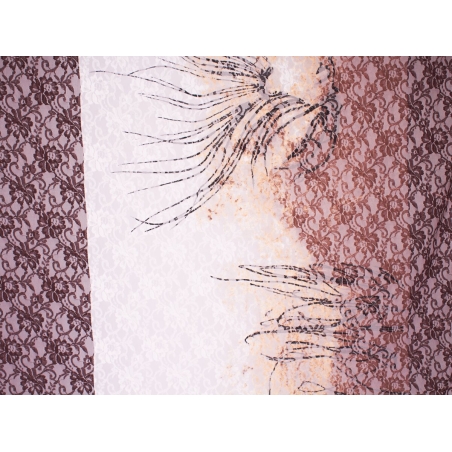 Koronka Tangello - Apelsīns un brūns