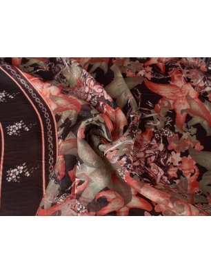 Jedwab Sygnowany - Kwiecisty Szyfon