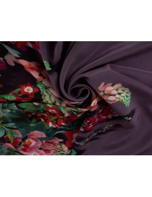 Soie signée bordure 2 couleurs