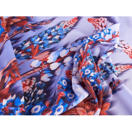 Šilkas su ženklu - kraštas - 2 spalvos