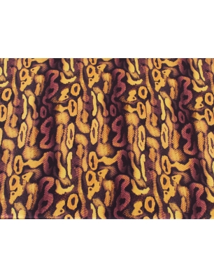 Шовк з підписом жовтої змії