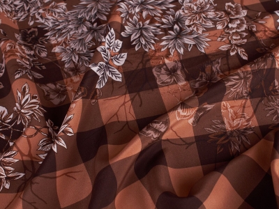 Audinys Šilkas su piešiniu languoti gėlės - Ataskaita