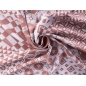 Silk fabric signed - Geometry - colors in the Armani style