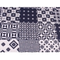 Silk fabric signed - Geometry - colors in the Armani style