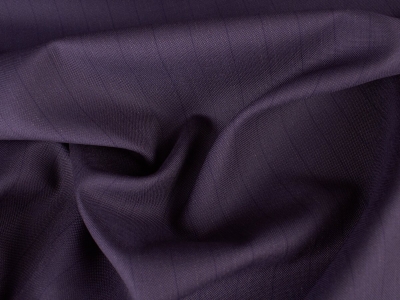 Ύφασμα Μαλλί Sorella - Ριγέ σε σκούρο μπλε