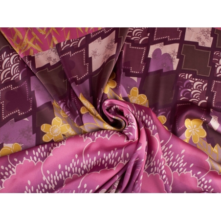 Satyna Volo - Růžové květiny - Zpráva