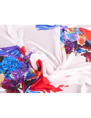 Volvo satin - blue hortensias - rapport