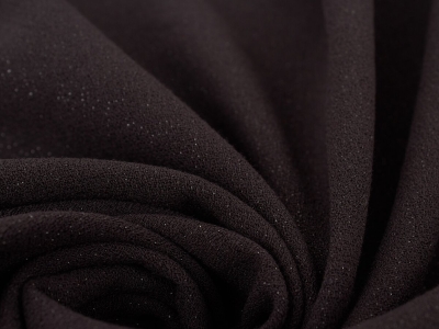 SIENA - tela de crepé hilo plateado