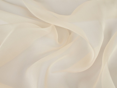 Sima Selyem Anyag Fényes Sifon Pezsgő Színű