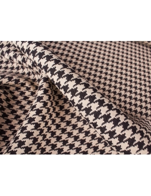Lã Sorella - jacquard em padrão pied-de-poule