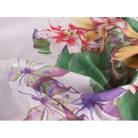Tela Algodón Giaggiolma - flores de primavera