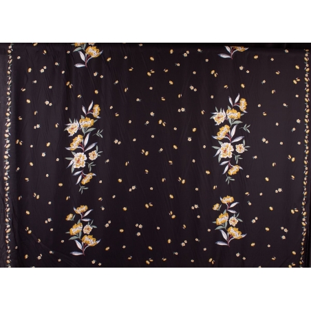 Viscose Fabric Marc - Yellow Flowers
