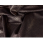 Tecido Jacquard Python - Preto e dourado