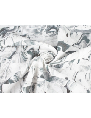Polyester stof Oristano - Marmer effect