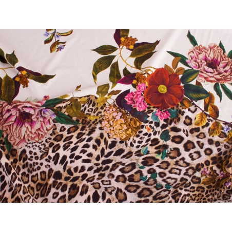 Tricot Laila - Panthère et jardin fleuri - Rapport