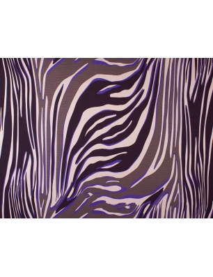 Kant stricken - Marineblau Zebra