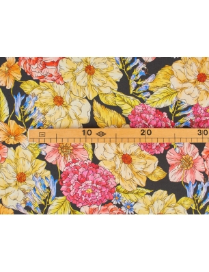 Viscosa Lido - Flores de Verano - ¡Dos Colores!