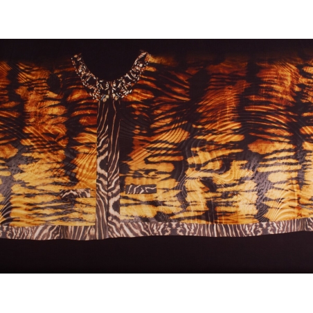 Dzianina Papaya - Zebra i bruna - Rapport