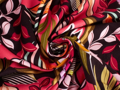 Tricot Goal - Feuilles exotiques - 2 couleurs