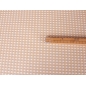 Tecido Tecido Jacquard Jind - Pontinhos brancos sobre fundo bege