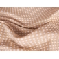 Jacquard Jind - Witte stippen op beige
