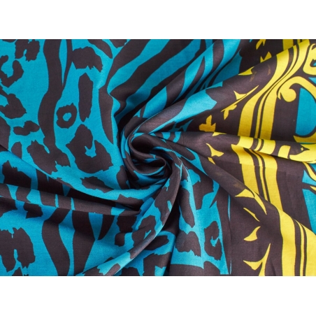 Cotton with silk Nadine - Leopard report