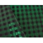 Sorella jacquard - Green checkered fabric