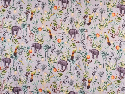 Viskóza Lux - Sloni a žirafy