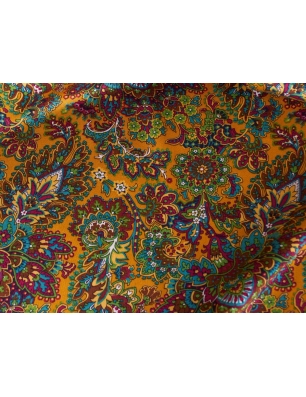 Viscosa Raso zorro - Patrón Paisley