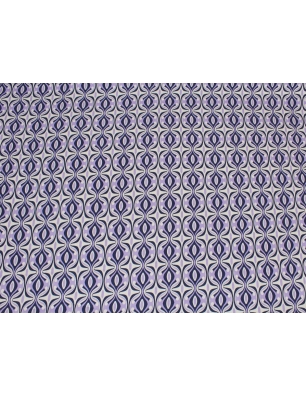 Raso Foxy Viscose - Purple pattern