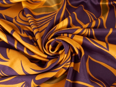 Raso Foxy viscose - Large leaves - 3 colors