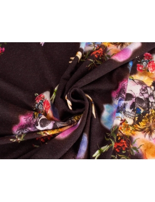 Dzianina Will - Teschi e fiori - 2 colori