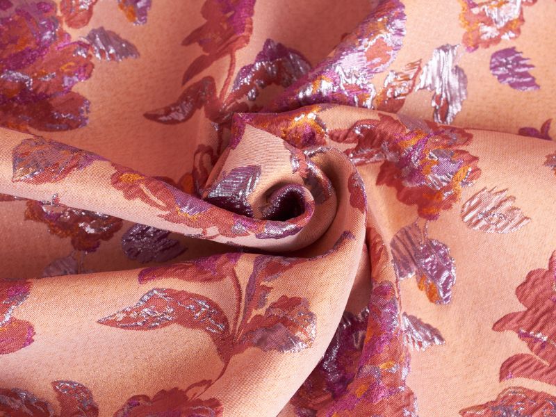 Jacquardstof Sorella - Rosen