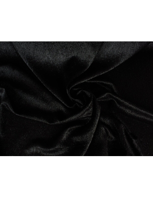 Lurex siden svart