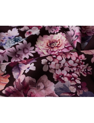 Squit tricot - Fleurs roses