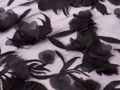 Bloemen kant 3D Roma - kleuren