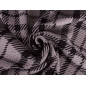 Moon Lux - Tecido para casacos em xadrez & lurex