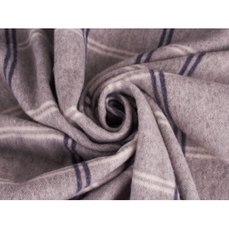 Tessuto per cappotto CBK 019 - Grigio a quadri