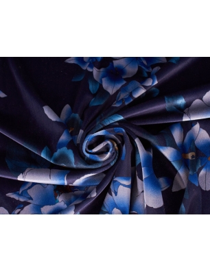 Vel Black - Blaue Blumen