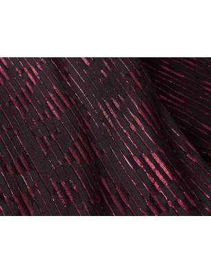 MaxMara jacquard - Bordeaux et noir