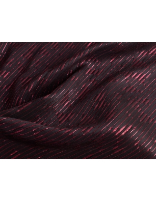 MaxMara jacquard - Bordeaux et noir