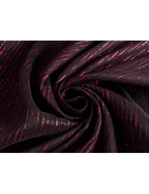 MaxMara jacquard - Bordeaux et noir